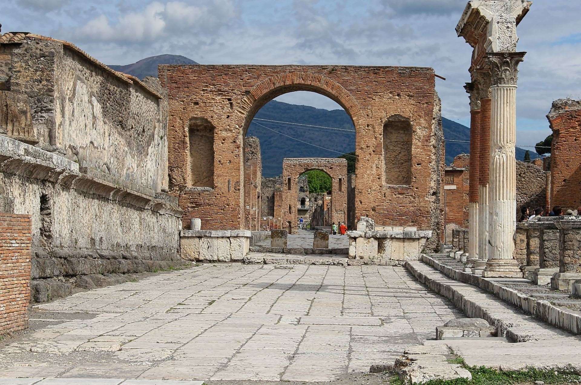 Pompeii, where a British tourist is alleged to have tried to steal tiles from a mosaic (8379902)