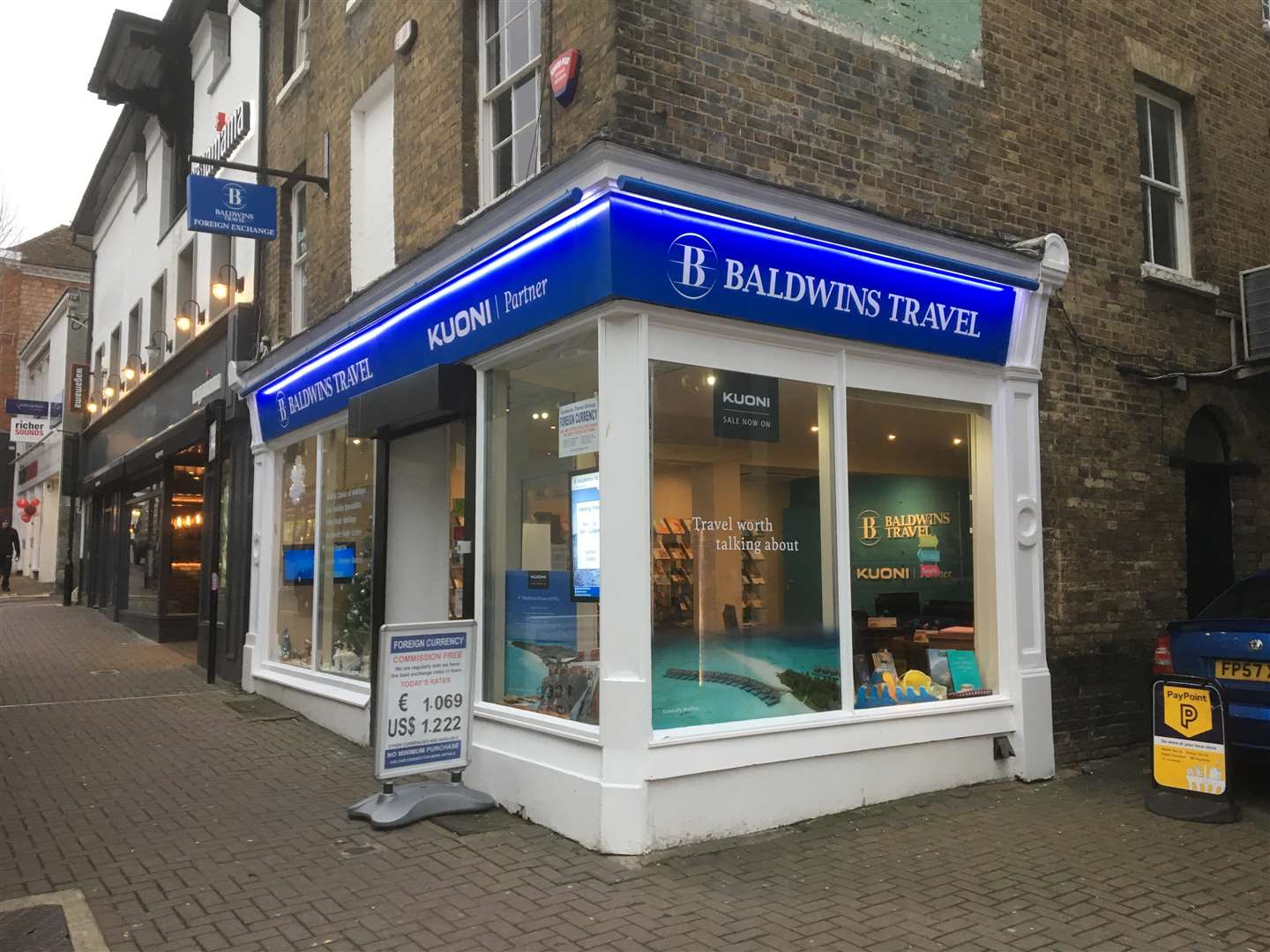 The new branding on the Maidstone branch of Baldwins Travel (6705391)