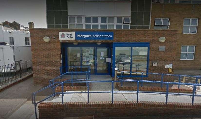 The man escaped while in custody at Margate police station