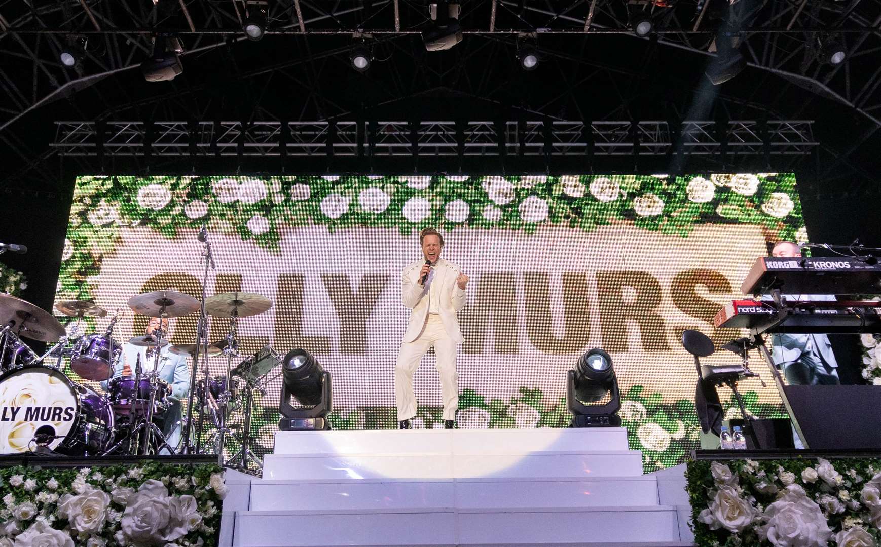 Olly Murs performed a headline set at Dreamland. Picture: Jasmine Marceau