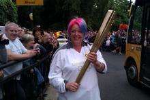 Help for Heroes fundraiser Jessica Cheesman carries torch through Rochester