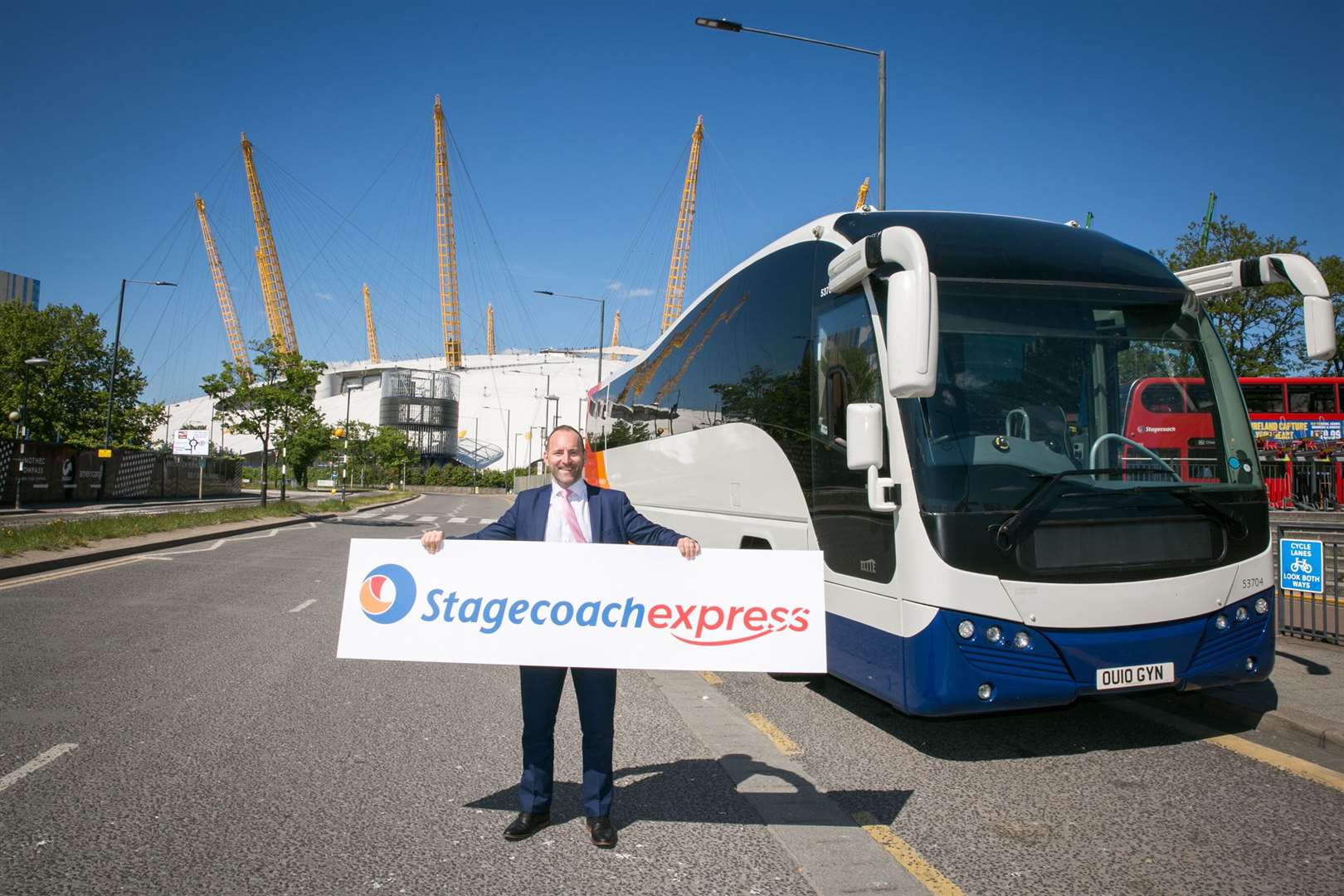 Stagecoach Express services will run on Boxing Day this year. Pictured is Joel Mitchell, managing director at Stagecoach South East, launching the service in June. Picture: Matthew Walker Photography