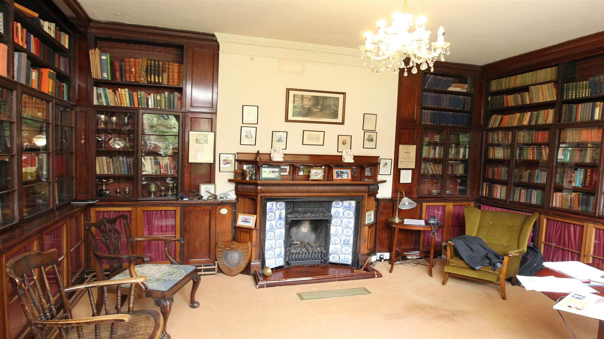 Charles Dickens study within Gads Hill School. Picture: John Westhrop