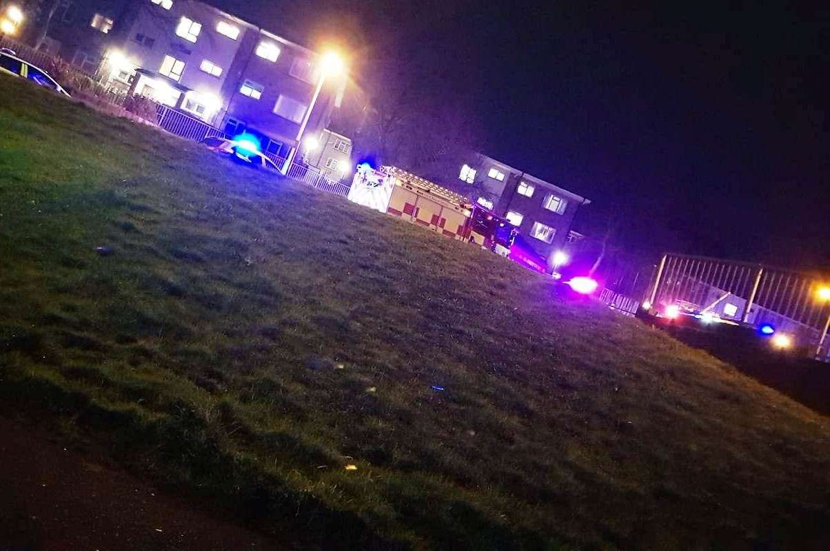 The scene at Shorts Way, Borstal. Picture: Emma Dickinson (7804046)