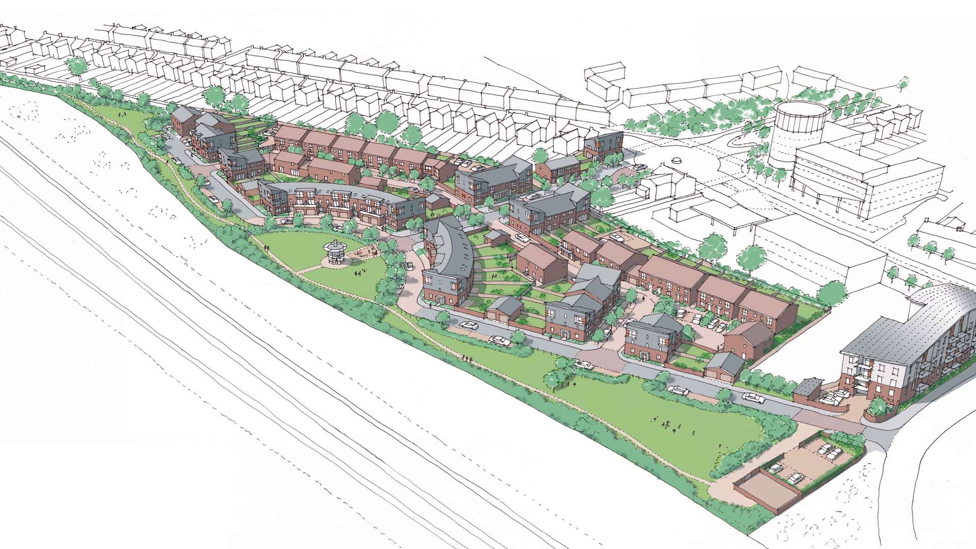 If approved, the development will create 83 new town centre homes