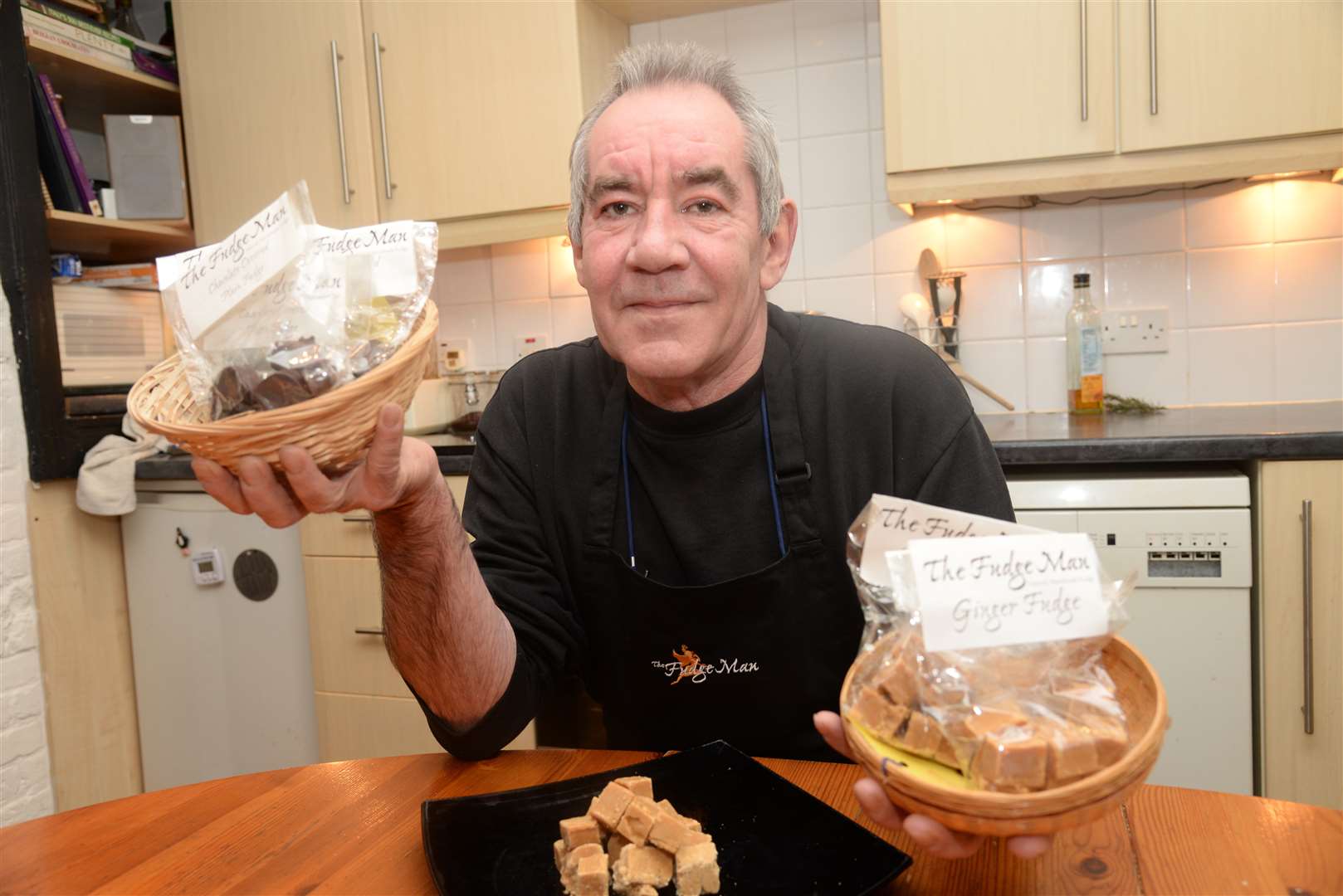Dover fudge maker Steve Timms of Queens Gardens who has featured in a BBC documentary on small food businesses