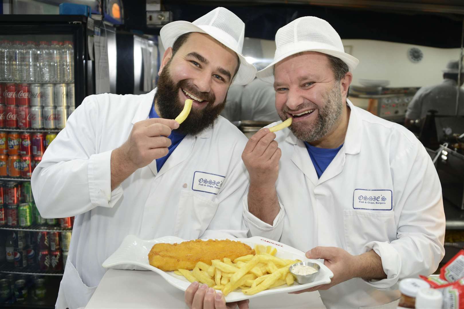 Ossie's Fish Bar, which was voted the best takeaway in the county, has donated 2,000 meals to key workers. Picture: Paul Amos