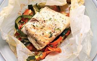 Hugh Fearnley-Whittingstall: Baked Fish and Veg Parcels
