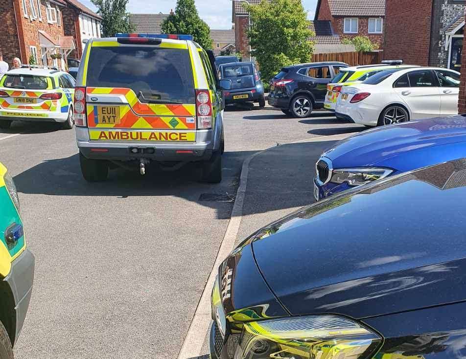 A boy was found in the boot of a car after a large-scale police search