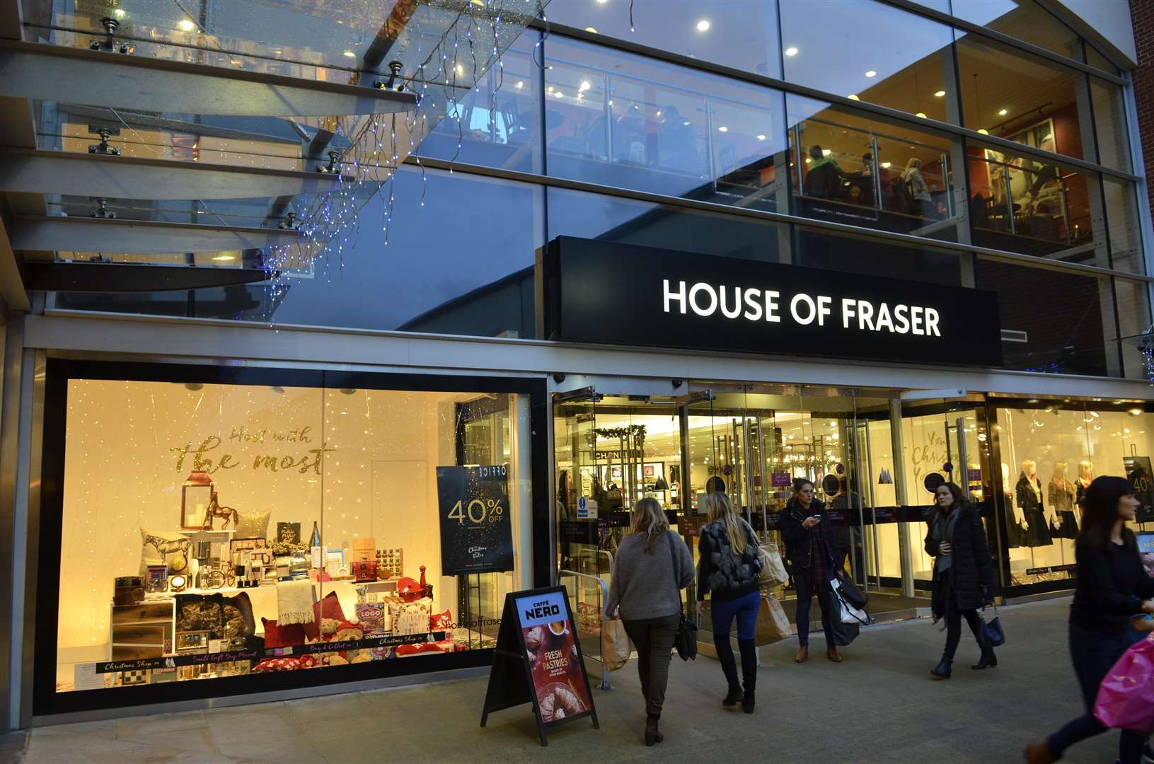 House of Fraser at Fremlin Walk Maidstone. Picture: Bob Kitchin