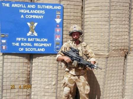 Pte Christopher Patterson has put his feelings on leaving Afghanistan into a poem