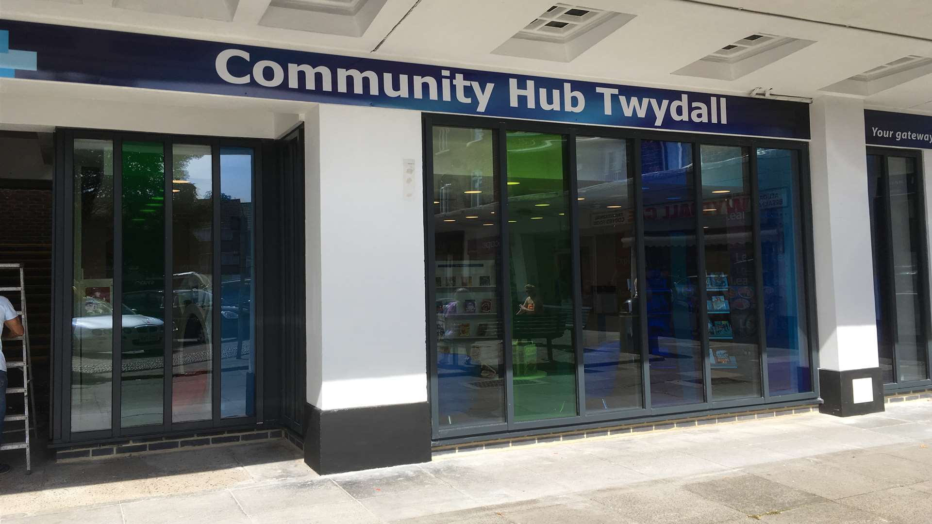 The Twydall Neighborhood Community Hub, which opened today