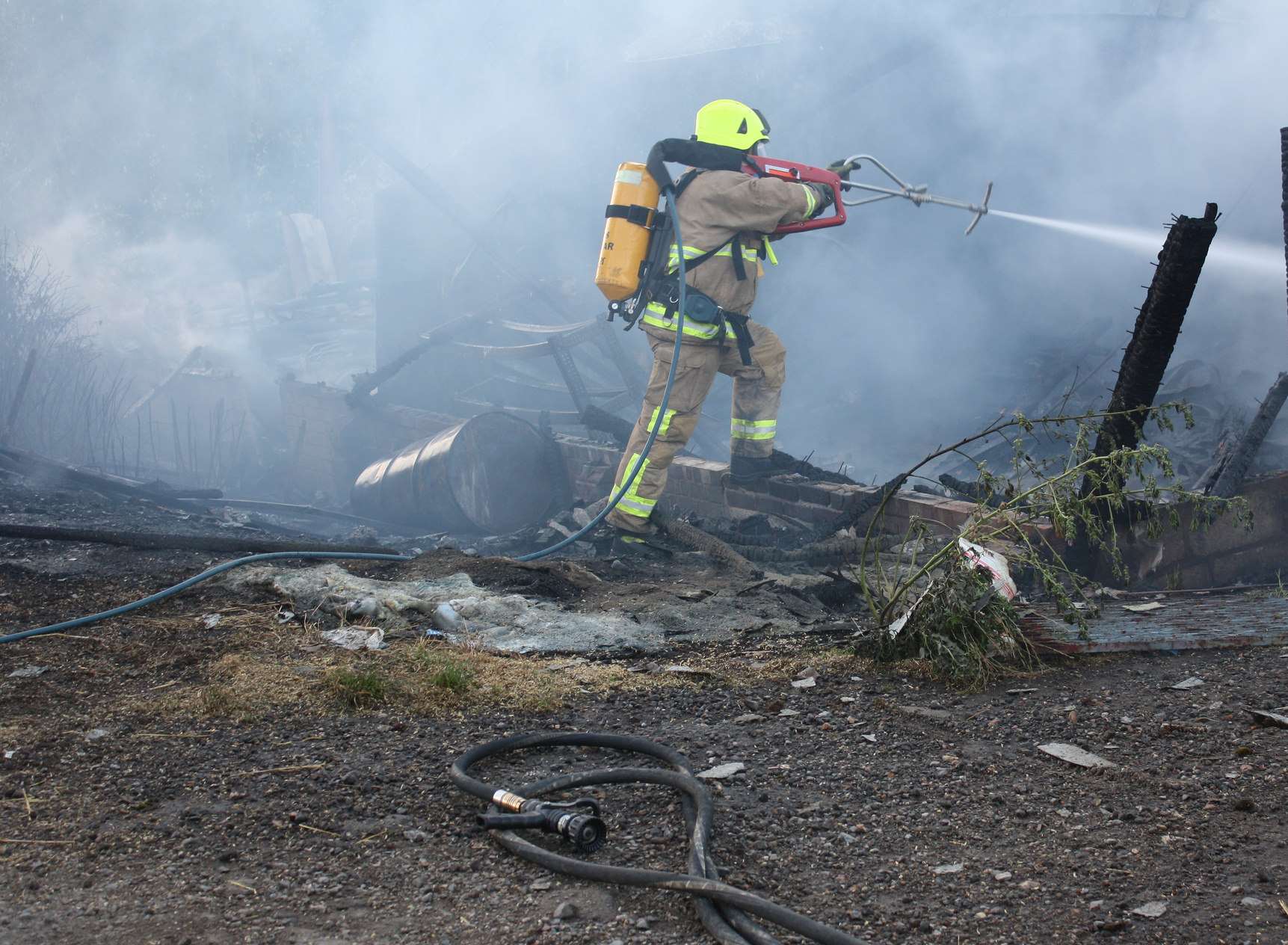 Firefighters tackled the blaze. Stock image.