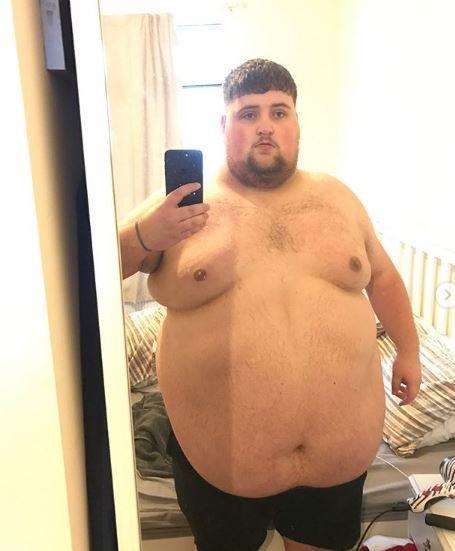 Jack when he weighed 34 stone