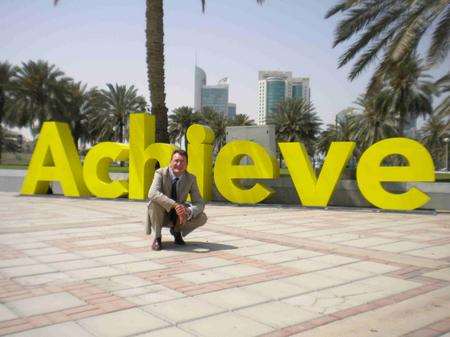Ian White, pictured in Doha, Qatar