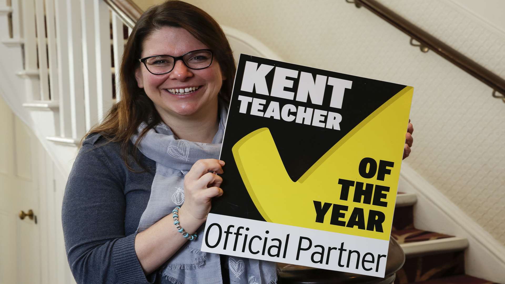 Rebecca Smith of Social Enterprise Kent at the Teacher of the Year launch.
