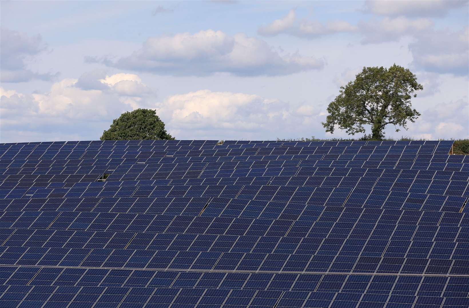 Solar Farm stock photo. Credit: Peter Byrne/PA Wire
