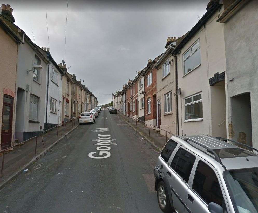 A man was stabbed in a home in Gordon Road, Chatham. Picture: Google Maps