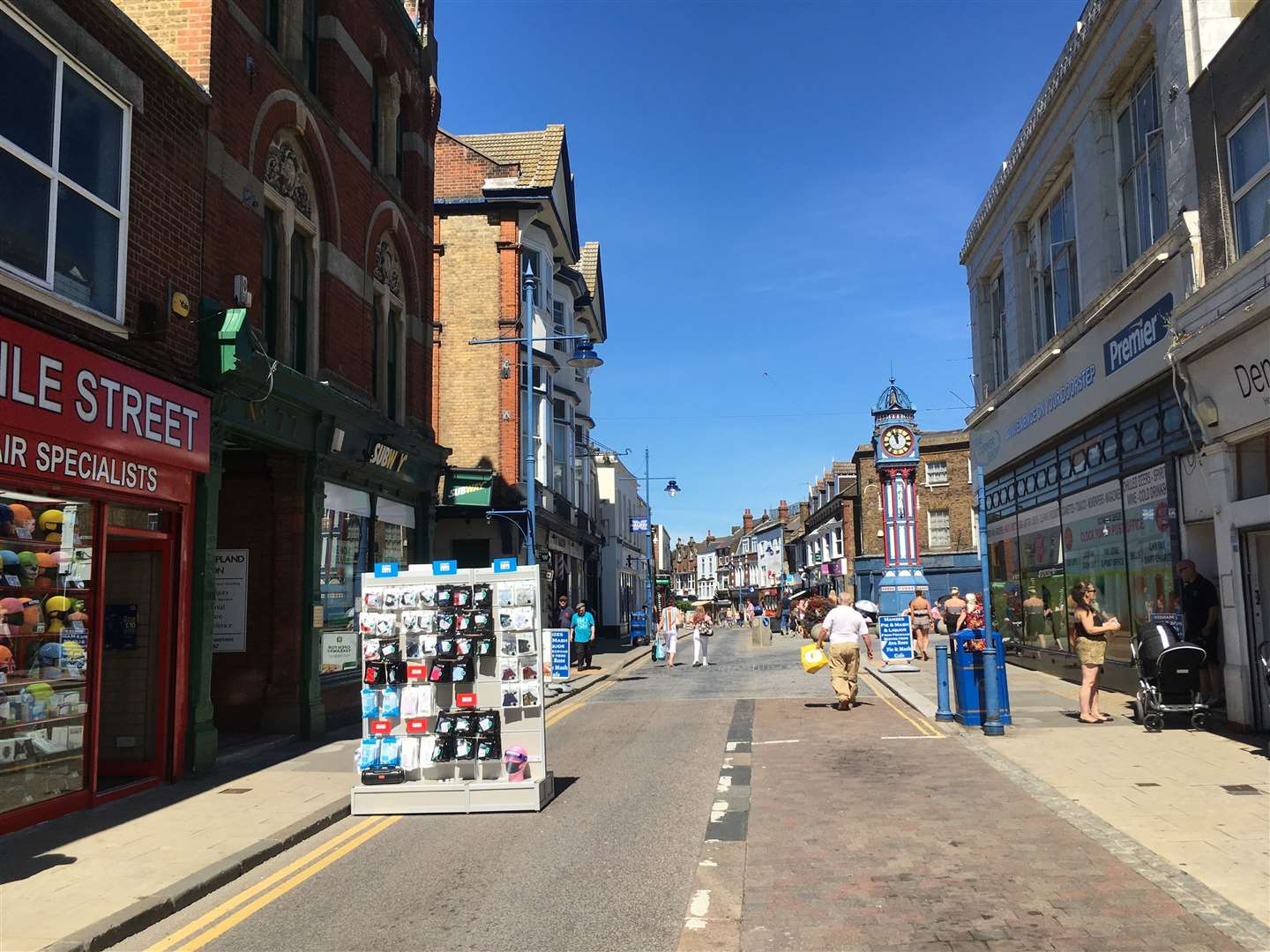 Sheerness High Street is in the borough of Swale but won't be seeing any of the £20 million Levelling Up fund