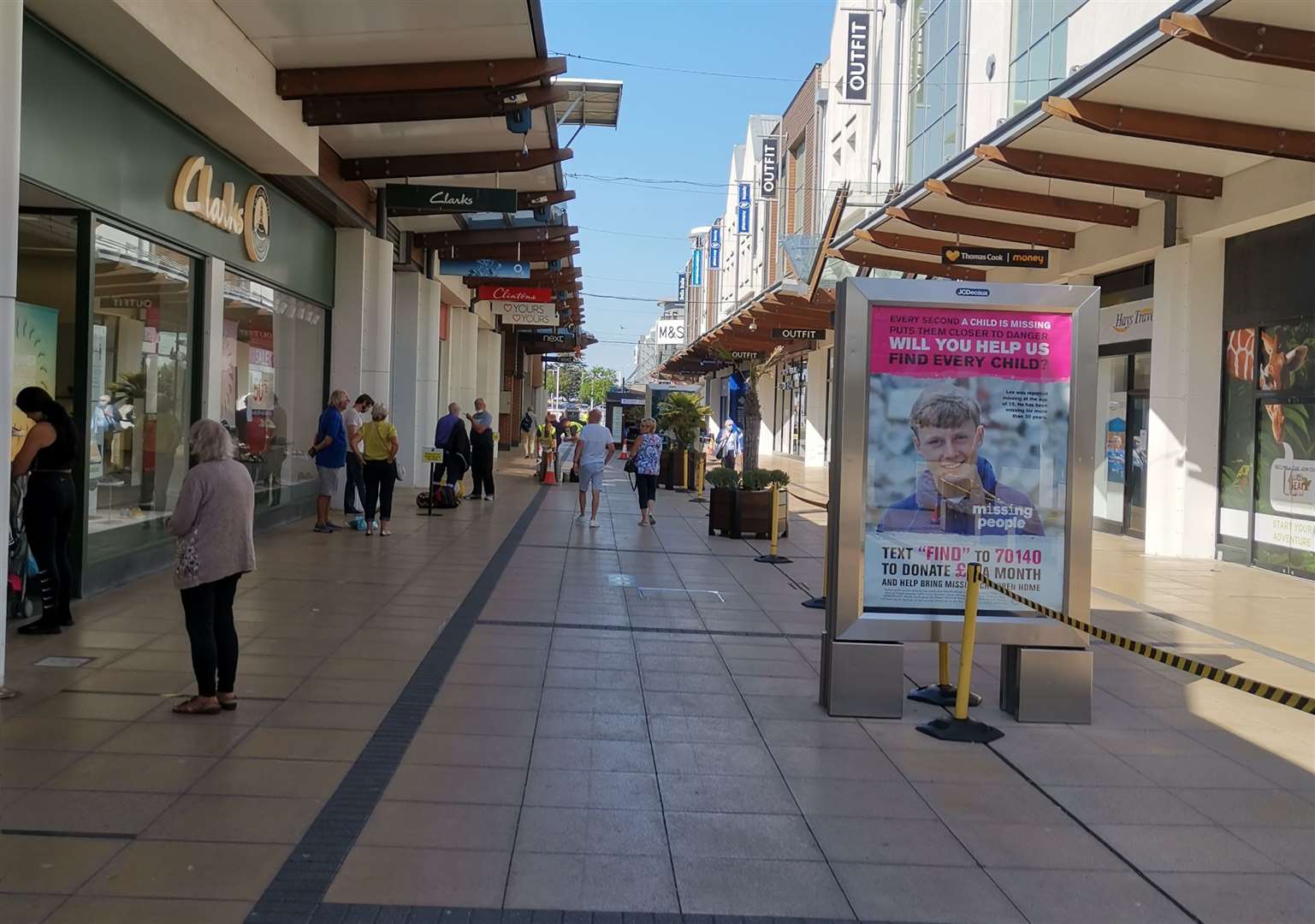 Westwood Cross shopping centre in Broadstairs