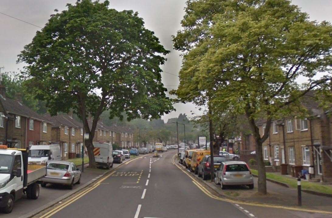 Police were called to Darnley Road in Strood. Google Street View