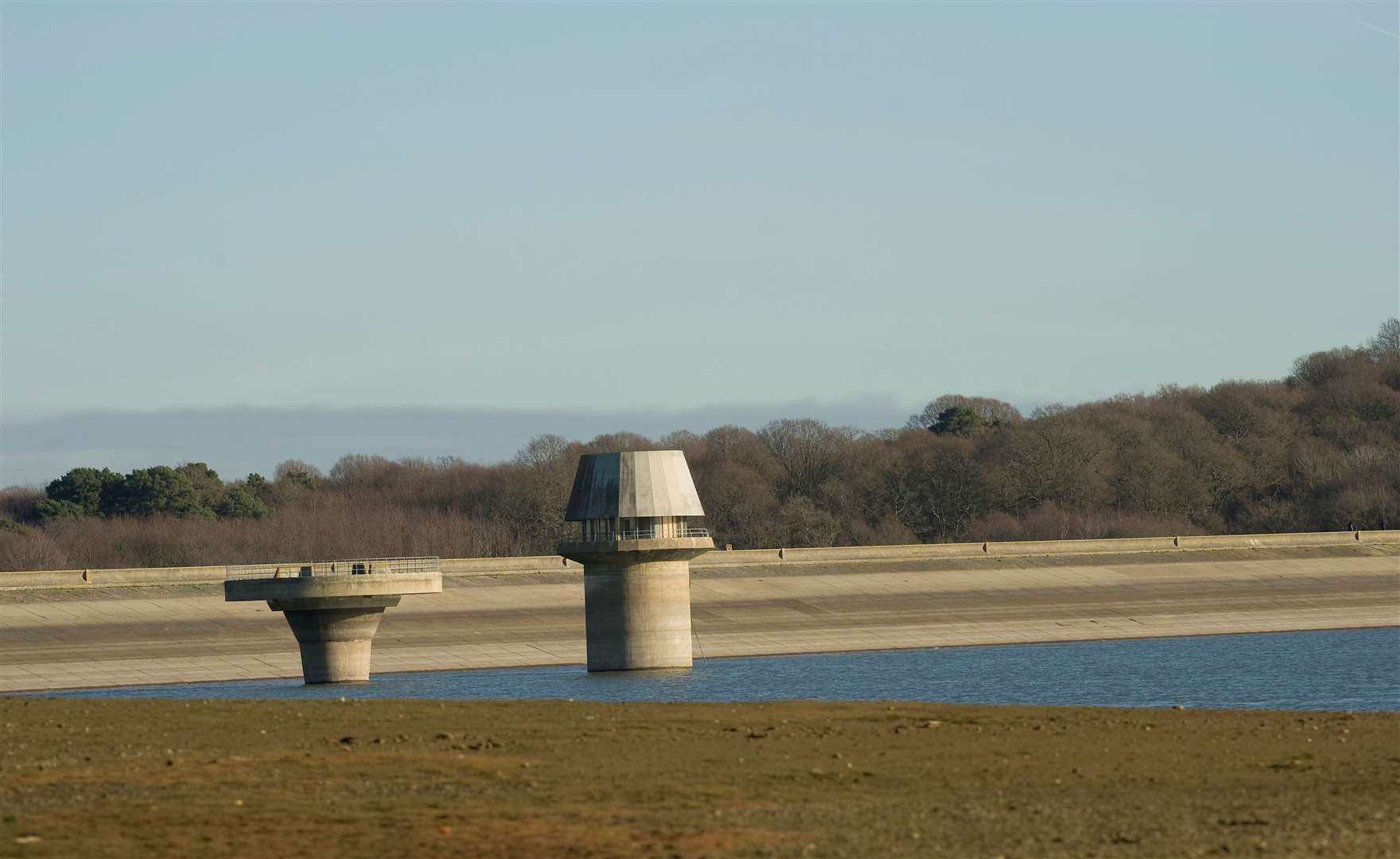 Bewl Water reservoir in Lamberhurst sees levels dip during hot periods. Picture: Ady Kerry