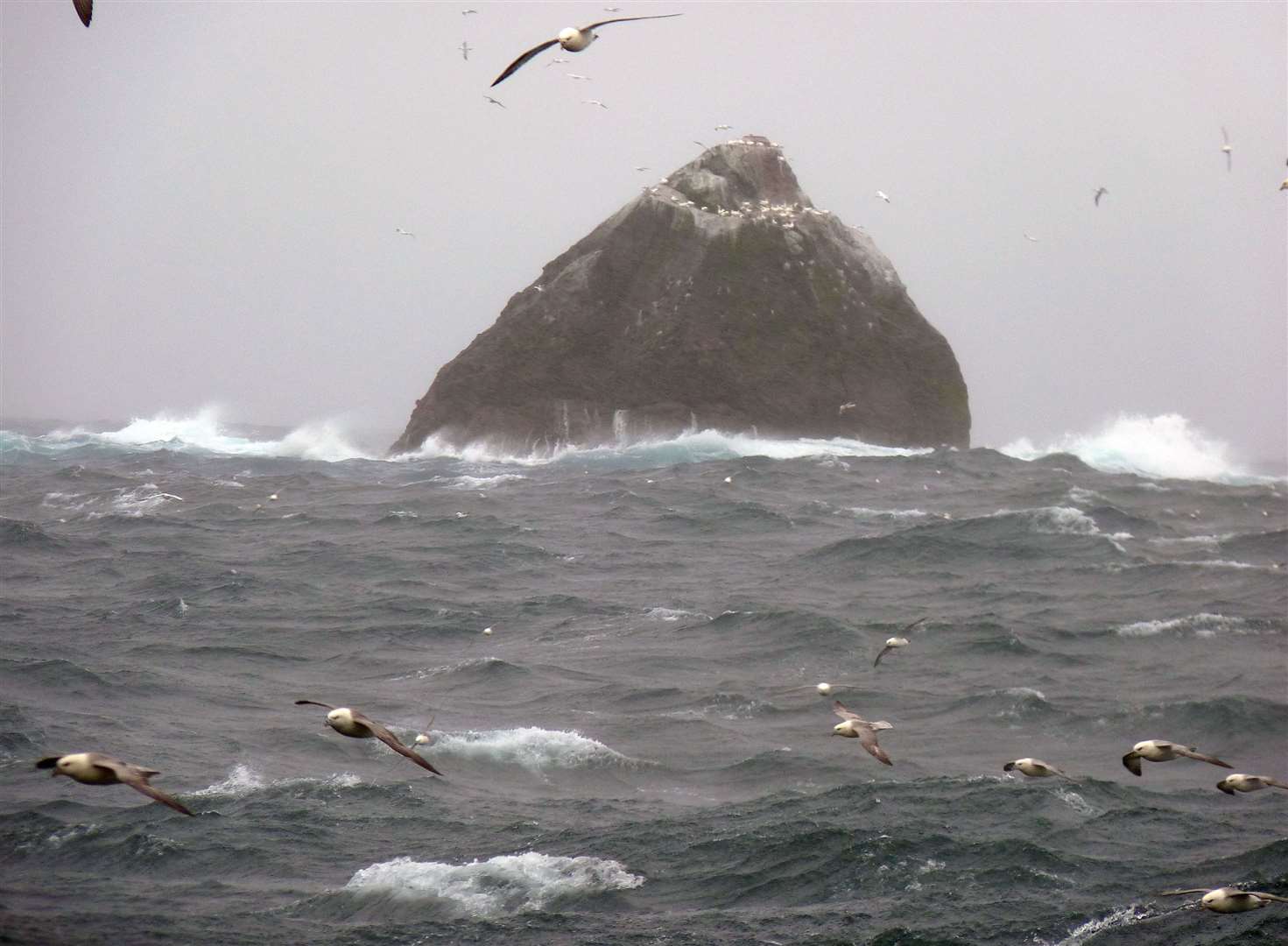 Rockall is 220 miles west of the Outer Hebrides (SNH, Marine Scotland/Crown Copyright/PA)