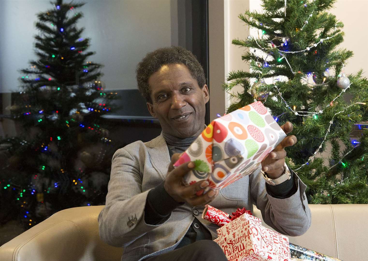 Poet Lemn Sissay OBE started the Christmas Dinners campaign in Manchester in 2013. Picture: Tim Stubbings/The Marlowe