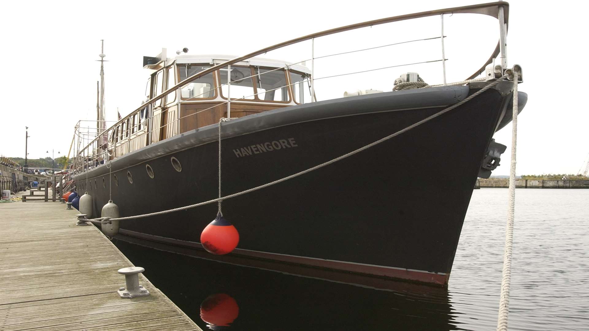 The Havengore at Chatham Maritime in 2002