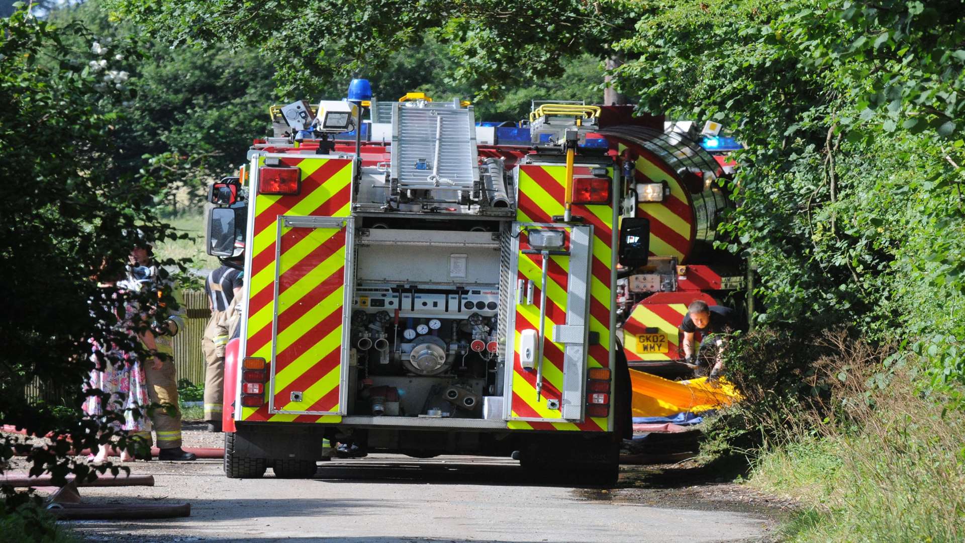 Emergency services are at the scene in Wrotham Heath. File picture