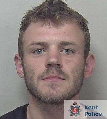 Jake Chambers has been jailed for more than two years. Picture: Kent Police
