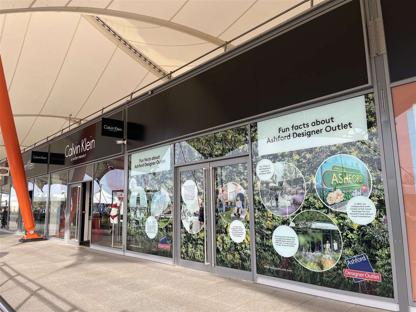 The pop-up donation point will be opening this weekend at Ashford Designer Outlet