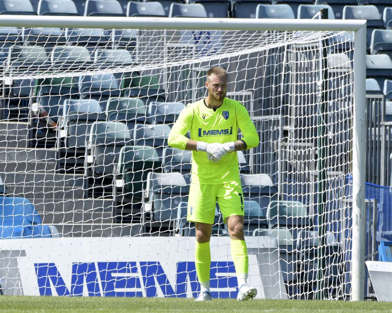 Gillingham need another goalkeeper to compete with Jake Turner Picture: Barry Goodwin