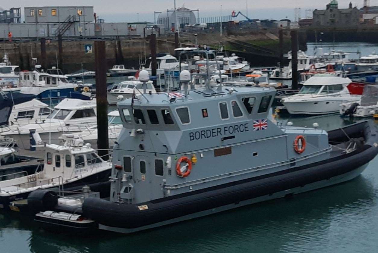 Border Force brought three groups of migrants into Dover