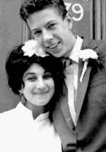 Yiannoulla, 17, and Paul, 18, on their wedding day in 1961