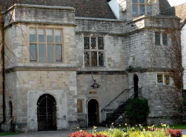 Archbishop's Palace, Maidstone, where the inquest was held