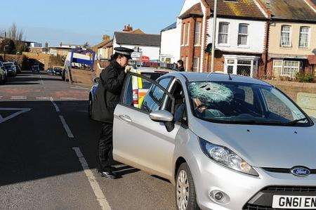 Incident at the corner of Downs Road and Palmerston Avenue, Walmer.