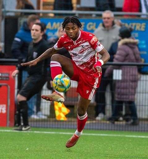 Spectators can watch for free at Ramsgate and could include forward Josh Ajayi Picture: Ian Scammell