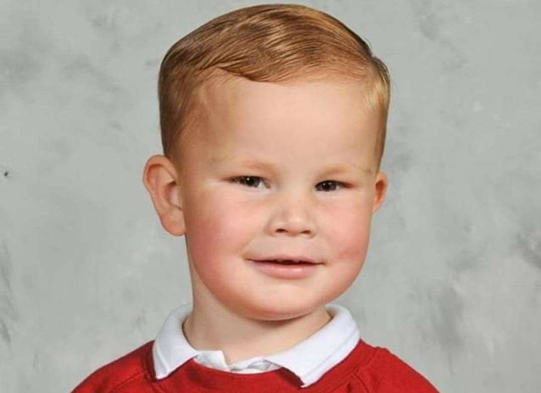 Harry Broughton, 4, from Shore Close, Sheerness, passed away on April 21