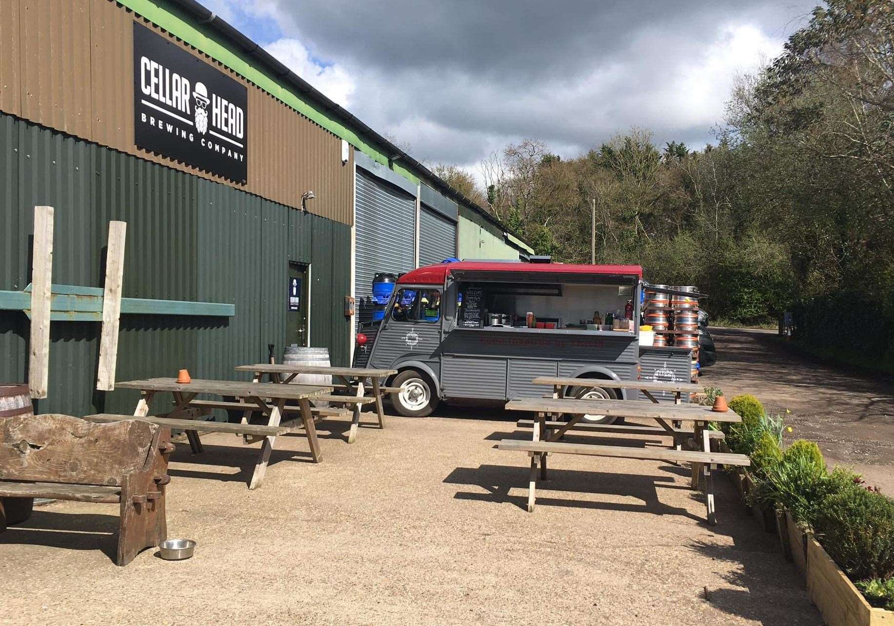 Cellar Head Brewing Company & Tap Room in Flimwell, near Goudhurst, went into administration last month. Picture: Wanderlust Street Food