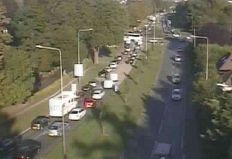 Gridlock in Canterbury and Sturry after vehicle fire shuts ring road