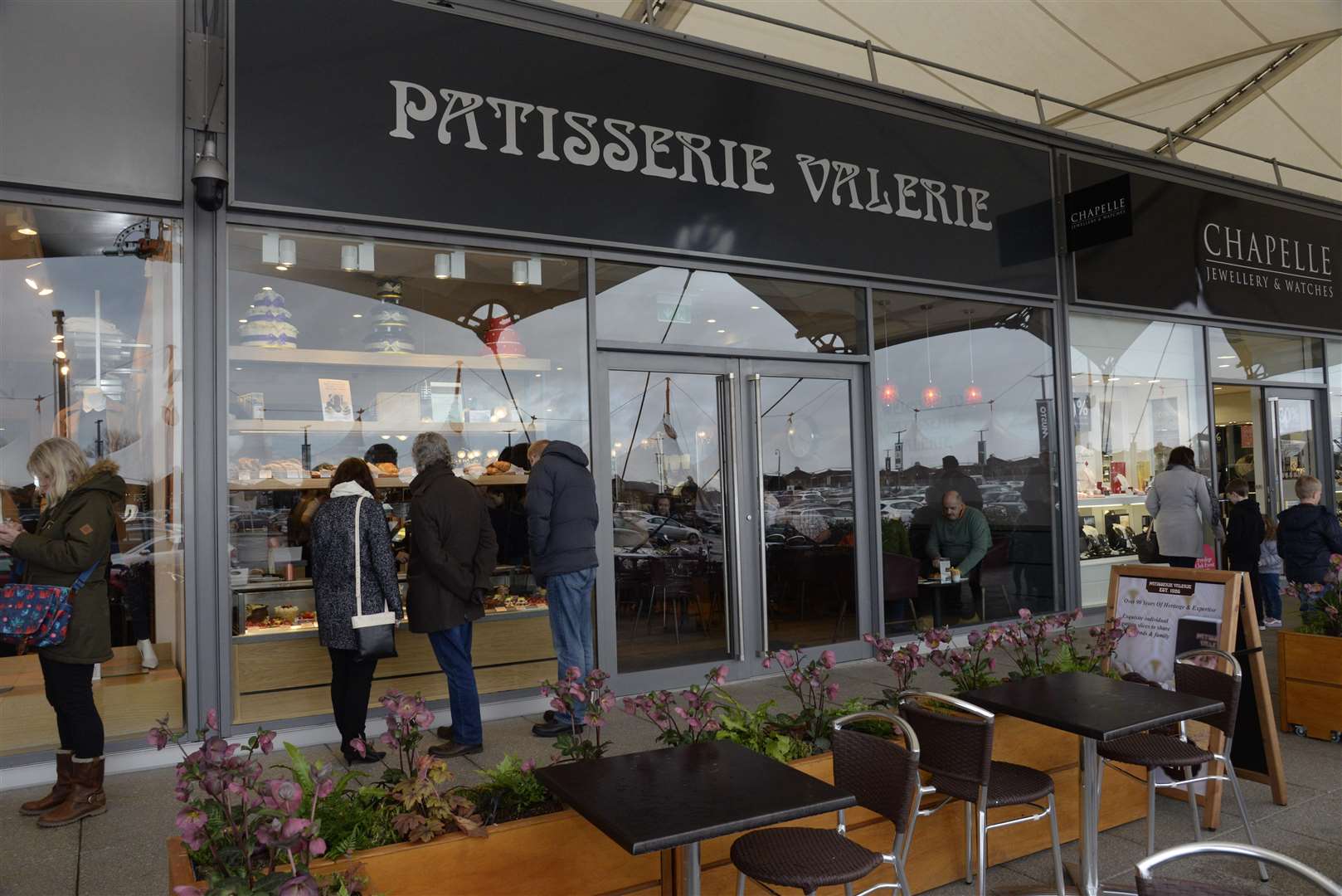 Patisserie Valerie store at the Ashford Designer Outlet continues to trade