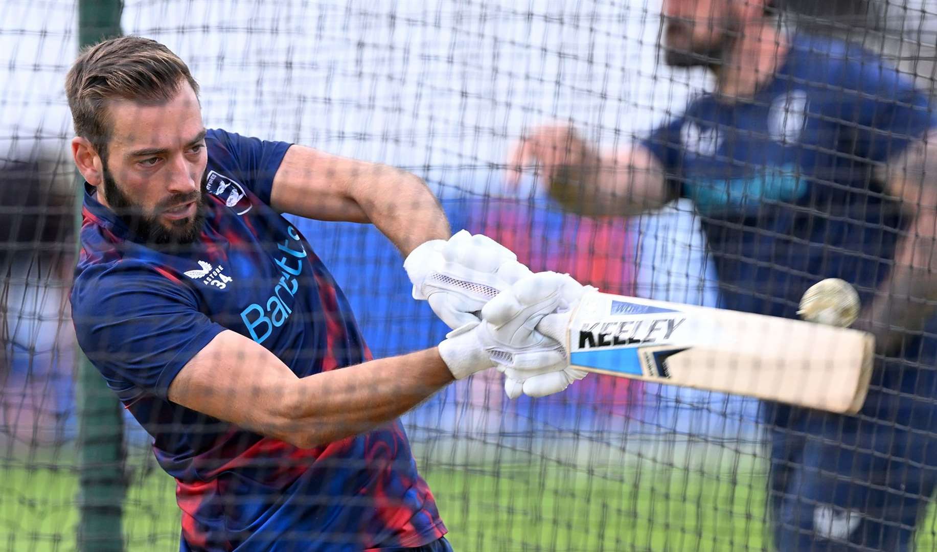 Batsman Jack Leaning – replaced Sam Billings as Kent’s red-ball skipper in June and is among the leading candidates to take on the captaincy role. Picture: Keith Gillard