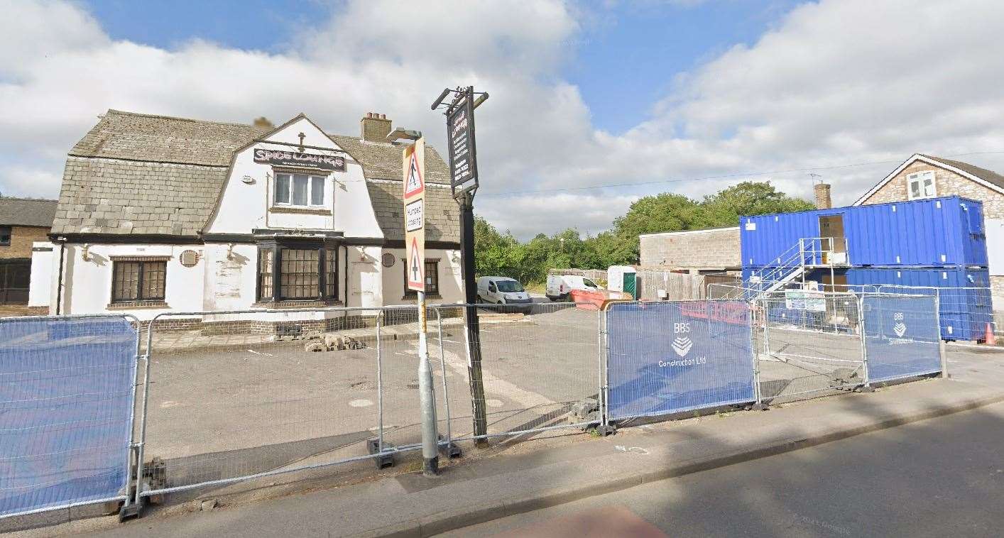 Spice Lounge under construction, seen here in July last year. Picture: Google