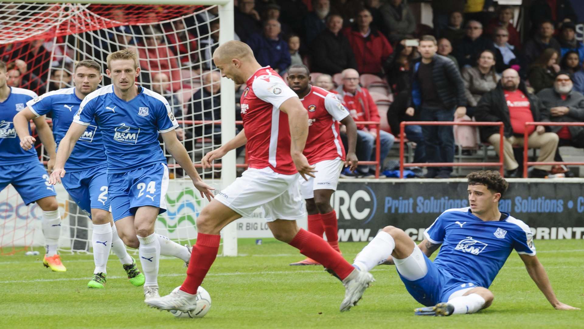 Ebbsfleet are now competing with the likes of Tranmere Picture: Andy Payton