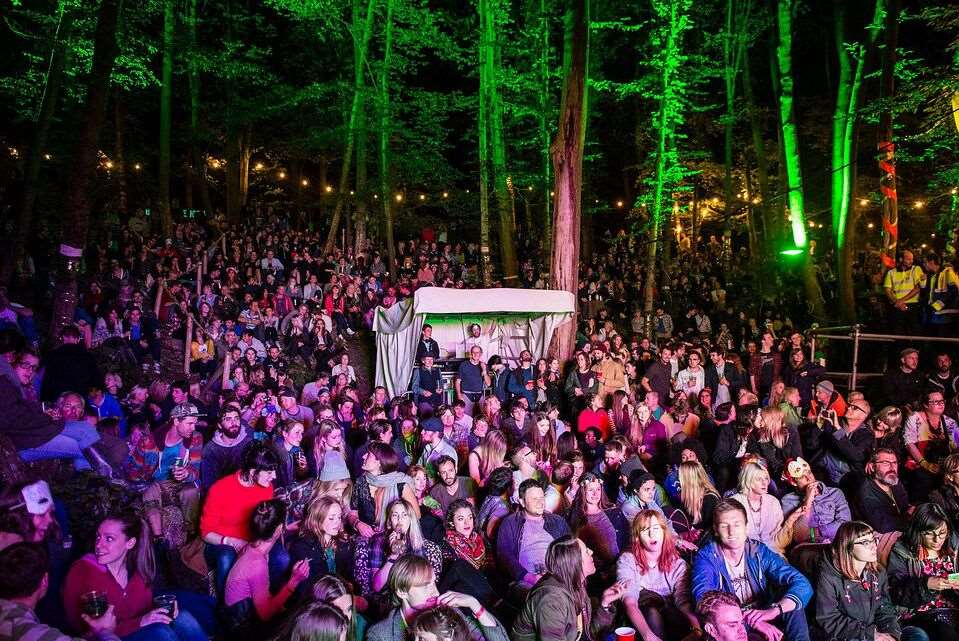 In the Woods Festival has a woodland location in Kent. Picture: Tony Jupp