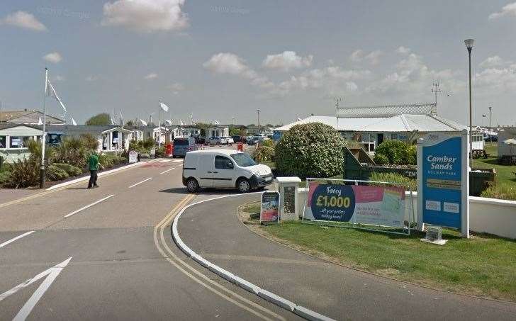 Police were called to Parkdean Resort in Camber Sands, Sussex. Picture: Google