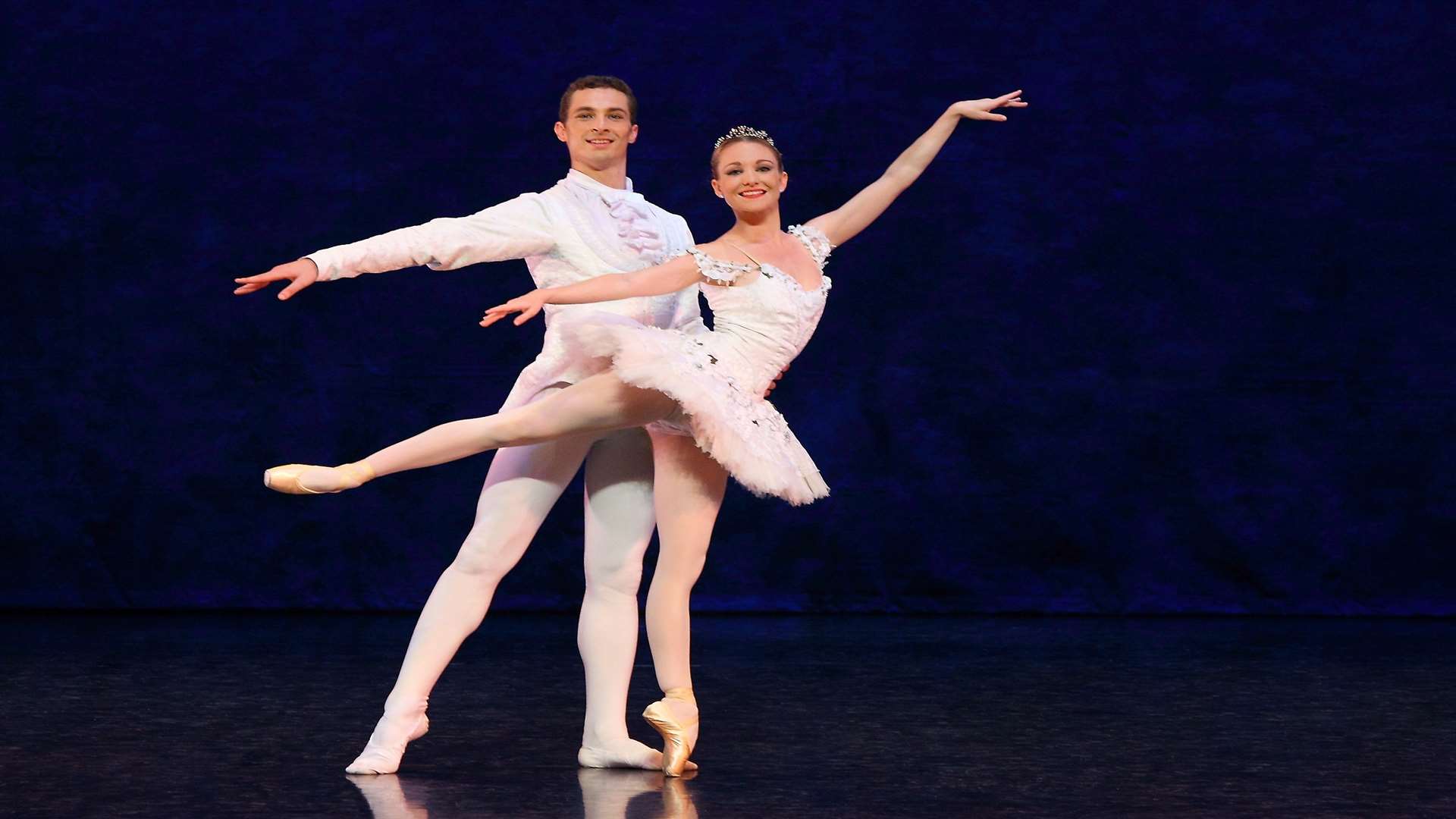 English Youth Ballet principals Amy Drew and Brenden Bratulic. Picture: Peter Mares