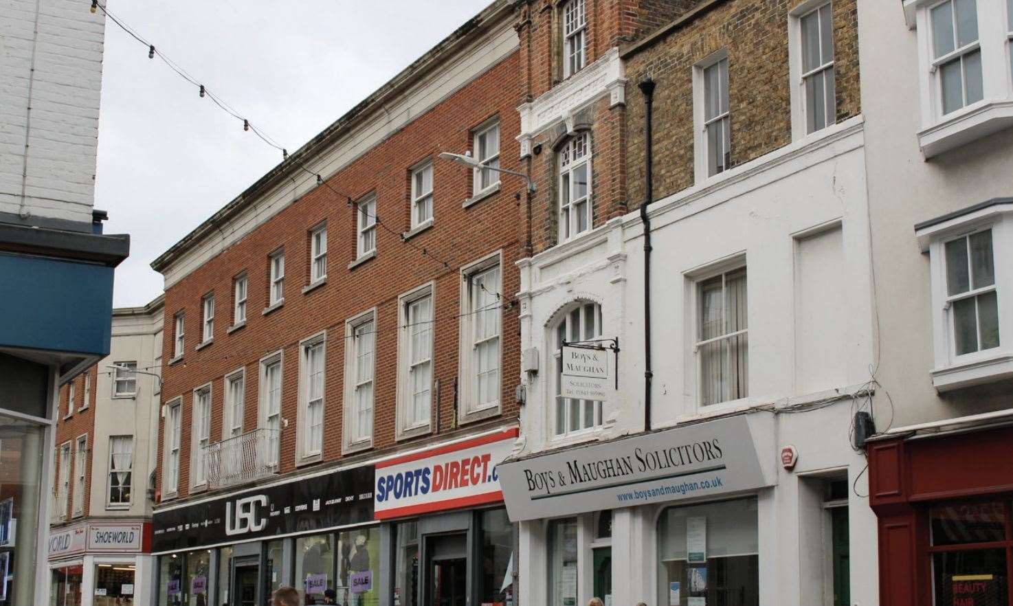Sports Direct and USC stores will be redeveloped in Ramsgate town centre with 31 flats