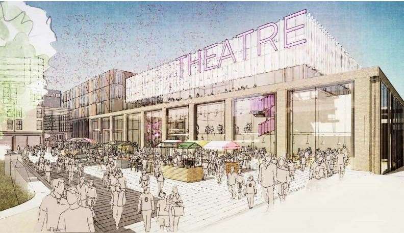 What a new theatre in Gravesend could look like Photo: Reef Group